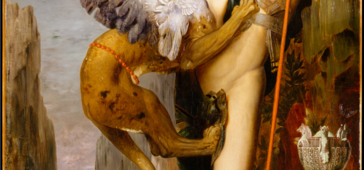 La mitología en el arte. EDIPO y LA ESFINGE